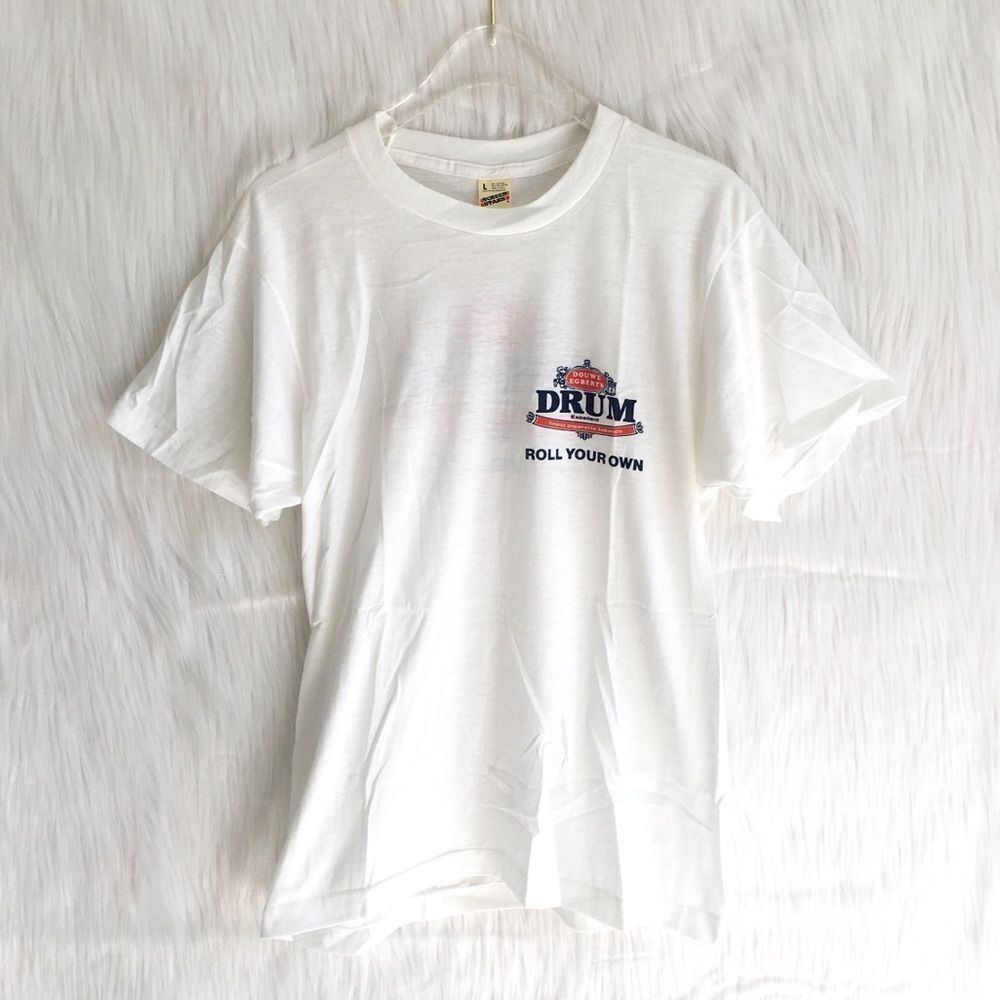 🔃Douwe Egberts Drum Logo Short Sleeve Tee Shirt